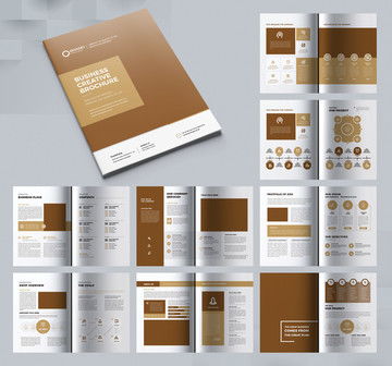 企業(yè)畫冊設計模板 提升市場營銷策劃的視覺影響力